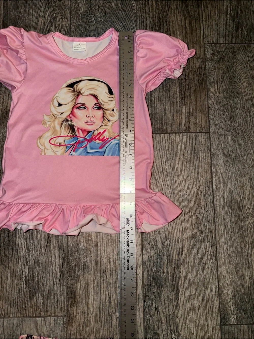 Boutique Dolly Parton Inspired Bell Bottom Outfit Size 4T